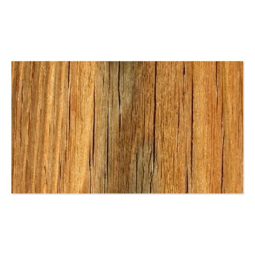 Natural Wood Professional Business Cards (back side)