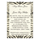 Natural Zebra Invites