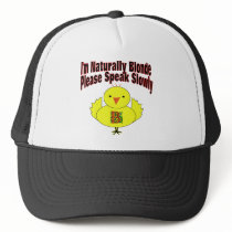 Naturally Blonde Chick hats