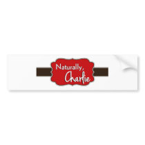Naturally, Charlie Logo 1 Bumper Sticker