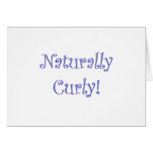 Naturally Curly Blue Cards