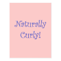 Naturally Curly Blue Post Cards