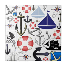 Naturally Nautical Ceramic Tile