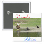 Naturally Political 2 buttons