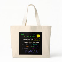 Naturally Rich Tote bags