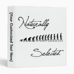 Naturally Selected Evolution Shirt 3 Ring Binders
