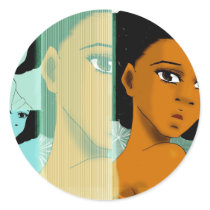 Naturally Teal Stickers