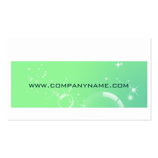 Nature Business Card Template (back side)