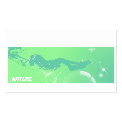 Nature Business Card Template (front side)