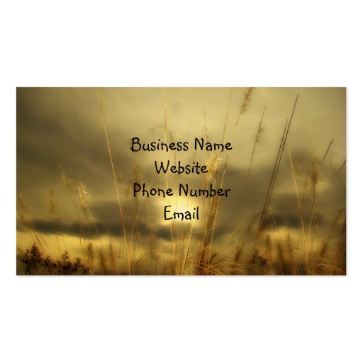 Nature Business Cards (front side)