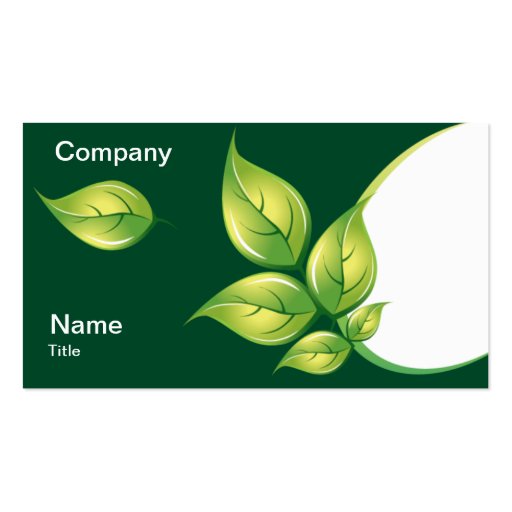 Nature Business Cards (3) (front side)