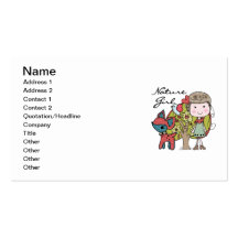 Nature Girl Business Card Templates