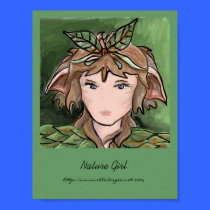 Nature Girl Card posters