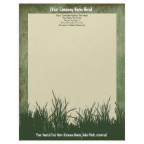 Nature Grass Tree Custom Letterhead