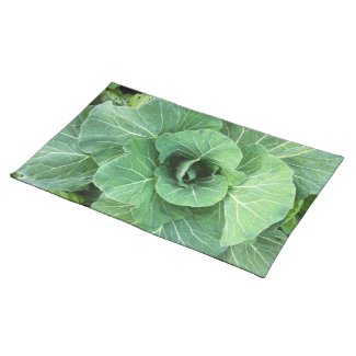 Nature Green cabbage Placemats