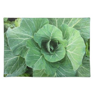 Nature Green cabbage Placemats