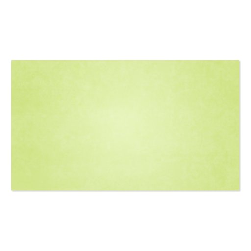 Nature Green Leaves Business Card (back side)