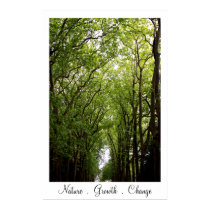 Nature . Growth . Change . Poster