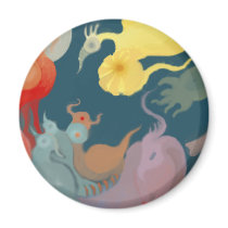 ** NAtuRe II ** Precolumbian PoP Series ** magnets