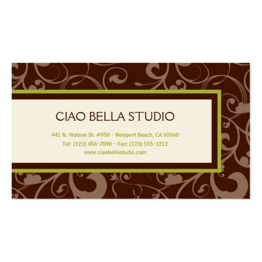 Nature-Inspired Elegance Business Card Template