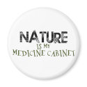 Nature is my Medicine Cabinet magnets by WildWitch Nature is my Medicine Cabinet magnets
