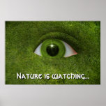 Nature is watching... print