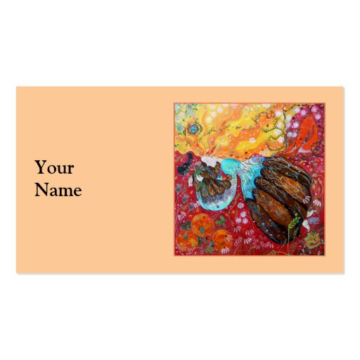 Nature Lady and the Seasons of the Year Business Cards