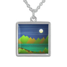Nature Landscape Necklace