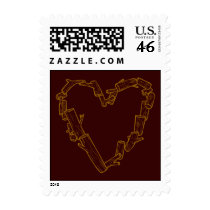 Nature Love Doodle Art Postage postage