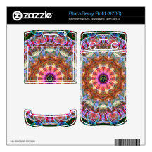 Nature Love kaleidoscope BlackBerry Bold 9700 Skin