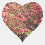 Nature Loves Flowers Trees Green fall Season color Heart Stickers