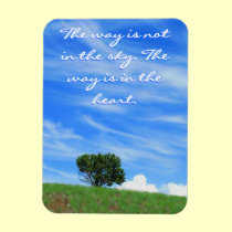 Nature Magnet--Lone Tree on Hillside Magnet magnets