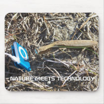 NATURE MEETS TECHNOLOGY mousepads by AngieBoyarsky NATURE MEETS TECHNOLOGY mousepads