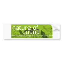 nature of sound bumpersticker v1 by explorermediaworks nature of sound bumpersticker v1