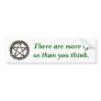 Nature Pentacle Bumper Sticker