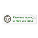 Nature Pentacle bumper stickers