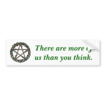 Nature Pentacle bumper stickers
