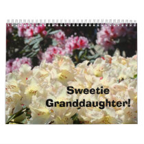 Nature Photograhpy Calendar Sweetie Granddaughter