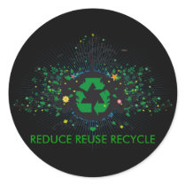 Nature Recycles stickers