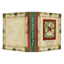 Nature's Christmas Family Wreath Recipe Binder