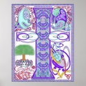 Nature's Cross Painting posters