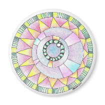 Natures eye refrigerator magnet