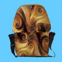 Nature's Fractal Patterns messenger bags
