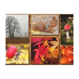 Natures Gift Collage Canvas Print