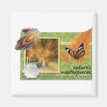 Natures masterpieces fridge magnets