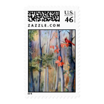 Natures Path Cardinal Postage Stamps