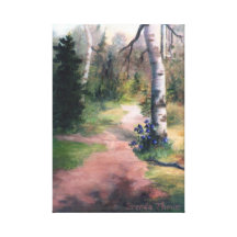 Nature's Trail Wrapped Canvas Print