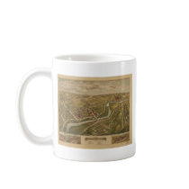 Naugatuck Connecticut in 1877 Coffee Mugs