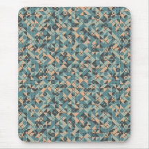 Naughts & crosses retro modern designed Mouse pad