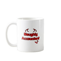 Naughty Accountant Coffee Mugs